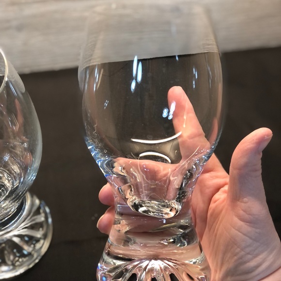 Gorgeous Vintage Bohemia Crystal-Crystalex Footed Goblets - Picture 3 of 6